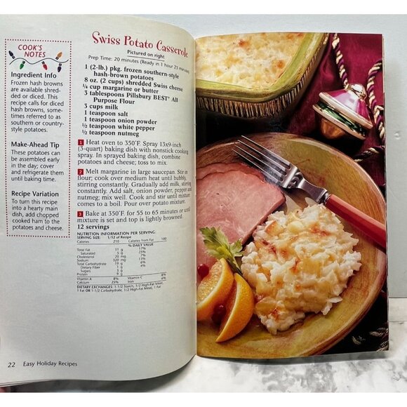 Pillsbury Easy Holiday Recipes Classic Cookbook Christmas December 1997 #202 - Picture 6 of 6